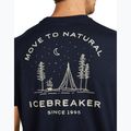 Men's T-shirt icebreaker Merino 150 Tech Lite Peaceful Pass Tee midnight navy 6