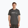 Men's T-shirt icebreaker Merino 150 Tech Lite The Peaks obsigian
