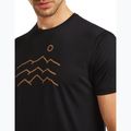 Men's T-shirt icebreaker Merino 125 Cool-Lite Sphere Tee Across The Peaks black 5