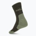 Men's socks icebreaker Merino Hike+ Light Crew dark loden/lichen 2