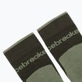 Men's socks icebreaker Merino Hike+ Light Crew dark loden/lichen 3