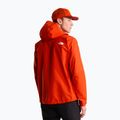 Men's rain jacket The North Face Valley View lava red 3