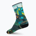 Socks Smartwool Hike Trail Trekker Print Crew winter moss 2