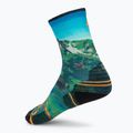 Women's socks Smartwool Hike Mountain Lake Print Crew capri 2
