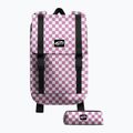 Urban backpack Vans Utility 18 l checkerboard pink fizz