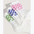 Socks Vans Classic Check Crew 3 pairs pink fizz 3