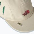Men's baseball cap The North Face Norm Camp white dune/raw undyed/graphics 3