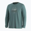 Men's longsleeve Smartwool Wander Valley Active Long Sleeve Graphic Tee dusty tea 3