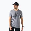 Men's T-shirt Smartwool Moose Mode Active Graphic Tee SS light gray heather