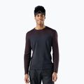 Men's thermal sweatshirt Smartwool Classic Thermal Merino Base Layer Colorblock Crew Boxed mink/charcoal