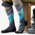 Ski socks Smartwool Ski Targeted Cushion Winter Phase Print OTC purple dawn 2