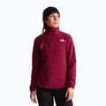 Women's fleece sweatshirt The North Face Glacier Fleece 1/4 Zip burgundy crush