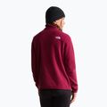Women's fleece sweatshirt The North Face Glacier Fleece 1/4 Zip burgundy crush 3