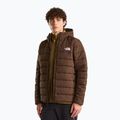 Men's insulated jacket The North Face Aconcalgia Hooded dark chestnut