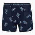 Men's thermal boxers Icebreaker Merino 150 Anatomica BearTour AOP Boxers midnight navy