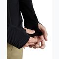 Men's trekking sweatshirt Icebreaker Merino 200 Realfleece Descender Half Zip Hoodie black 9