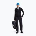 Women's trekking sweatshirt Icebreaker Merino 200 Realfleece Descender Half Zip Hoodie black 2