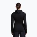 Women's trekking sweatshirt Icebreaker Merino 200 Realfleece Descender Half Zip Hoodie black 3