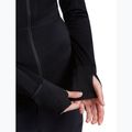 Women's trekking sweatshirt Icebreaker Merino 200 Realfleece Descender Half Zip Hoodie black 8