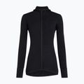 Women's trekking sweatshirt Icebreaker Merino 200 Realfleece Descender Half Zip Hoodie black 9