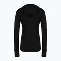 Women's trekking sweatshirt Icebreaker Merino 300 Realfleece Descender Zip Hoodie black 2