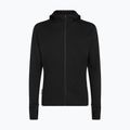Men's trekking sweatshirt Icebreaker Merino 300 Realfleece Descender Zip Hoodie black 10