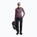 Women's trekking sweatshirt Icebreaker Merino 200 Realfleece Descender Half Zip Hoodie grey plum 2