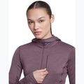 Women's trekking sweatshirt Icebreaker Merino 200 Realfleece Descender Half Zip Hoodie grey plum 7