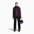 Women's trekking sweatshirt Icebreaker Merino 300 Realfleece Descender Zip Hoodie dark berry 6