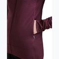 Women's trekking sweatshirt Icebreaker Merino 300 Realfleece Descender Zip Hoodie dark berry 10