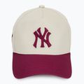 New Era WS Patch Eframe New York Yankees baseball cap light beige 2