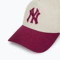 New Era WS Patch Eframe New York Yankees baseball cap light beige 3
