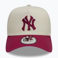 New Era WS Patch Eframe New York Yankees baseball cap light beige 2