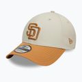 New Era WS Patch 9Forty San Diego Padres baseball cap light beige 2