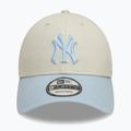 New Era WS Patch 9Forty New York Yankees baseball cap light beige 2