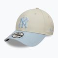 New Era WS Patch 9Forty New York Yankees baseball cap light beige 3