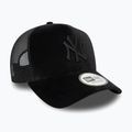 New Era Diamante Velour Trucker baseball cap New York Yankees black