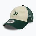 New Era 9Twenty Trucker Oakland Athletics light beige baseball cap 2
