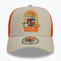 New Era Summer Patch Trucker baseball cap light beige 2