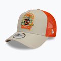 New Era Summer Patch Trucker baseball cap light beige 3