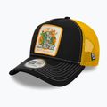 New Era Summer Patch Trucker baseball cap black 3