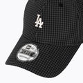 New Era Seersucker 9Forty Los Angeles Dodgers baseball cap black 3
