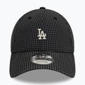 New Era Seersucker 9Forty Los Angeles Dodgers baseball cap black 3