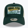 New Era MLB Patch Trucker Oakland Athletics dark green baseball cap 2
