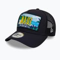 New Era Licence Plate Los Angeles Trucker navy baseball cap 3