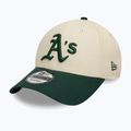 New Era Colourblock 9Forty Oakland Athletics baseball cap light beige 2