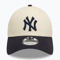 New Era Colourblock 9Forty New York Yankees baseball cap light beige 3