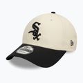 New Era Colourblock 9Forty Chicago White Sox baseball cap light beige 3