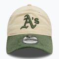 New Era Block Cord 9Twenty Oakland Athletics baseball cap light beige 2