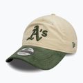 New Era Block Cord 9Twenty Oakland Athletics baseball cap light beige 3
